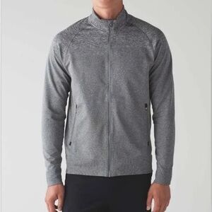 Lululemon Men’s Pulse Full Zip Jacket Heathered Black